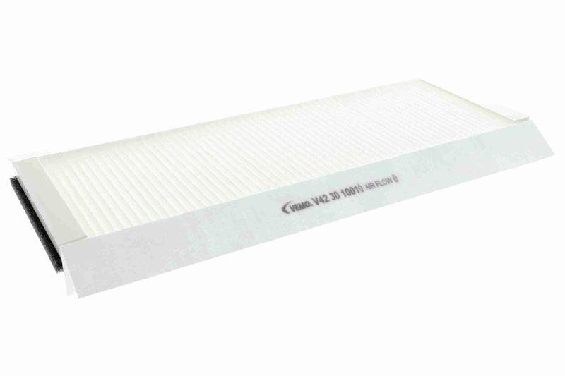 VEMO V42-30-1001 Filter, Innenraumluft 336x116x31 mm, Textilrahmen für PEUGEOT