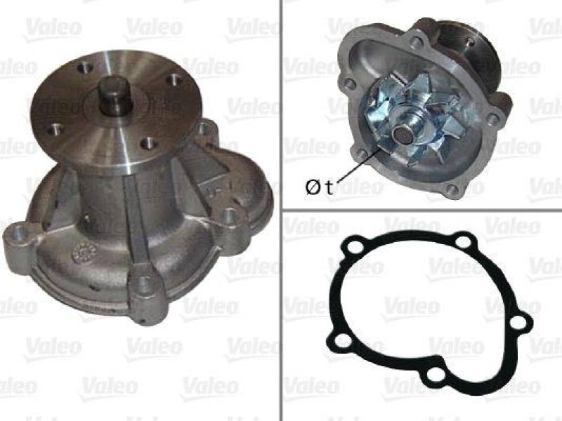 VALEO 506023 Wasserpumpe NISSAN NISSAN CHERRY