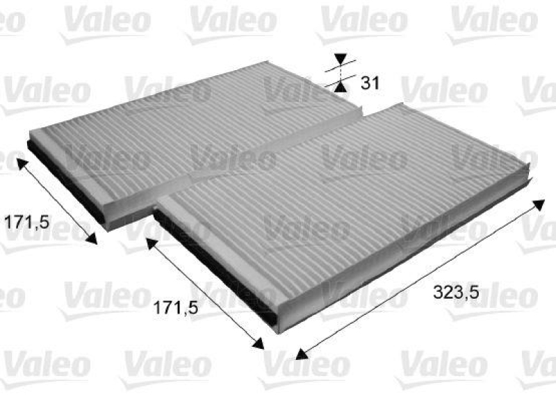 VALEO 698863 Innenraumluftfilter