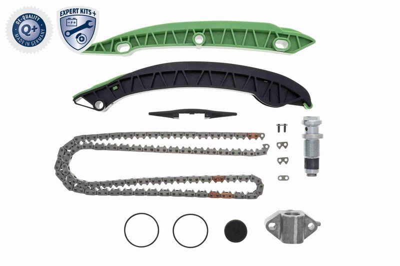 VAICO V30-10019-BEK Steuerkettensatz Kurbel-/ Nockenwelle, Geschlossen für MERCEDES-BENZ