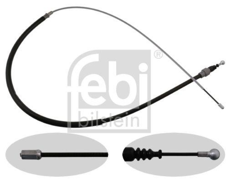 FEBI BILSTEIN 24412 Handbremsseil für VW-Audi