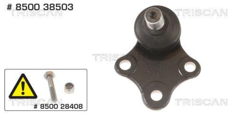 TRISCAN 8500 38503 Traggelenk für Citroen Zx, Zx Break