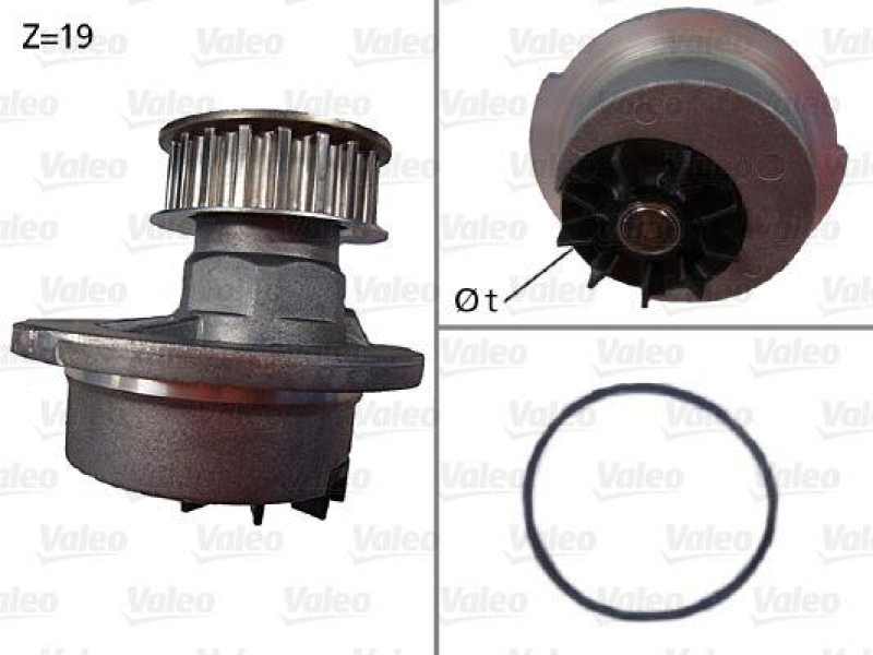 VALEO 506030 Wasserpumpe CHEVROLET, OPEL, VAUXHALL G