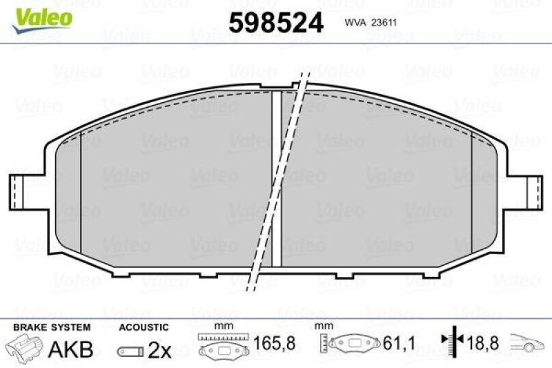 VALEO 598524 SBB-Satz PREMIUM