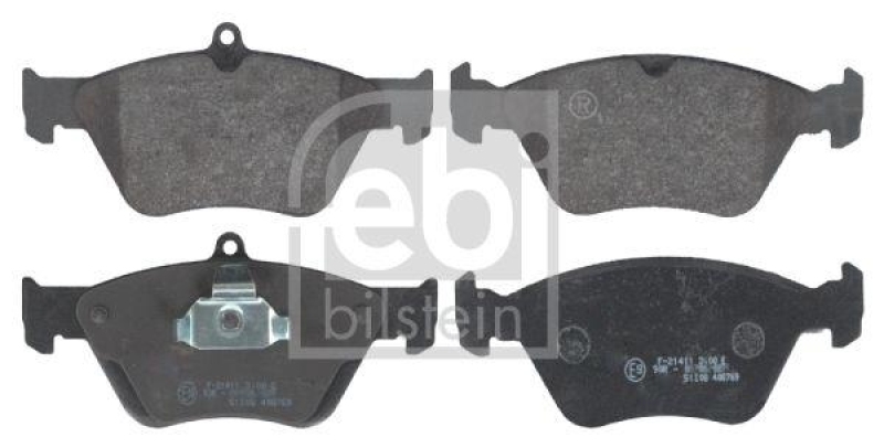 FEBI BILSTEIN 16234 Bremsbelagsatz für Opel