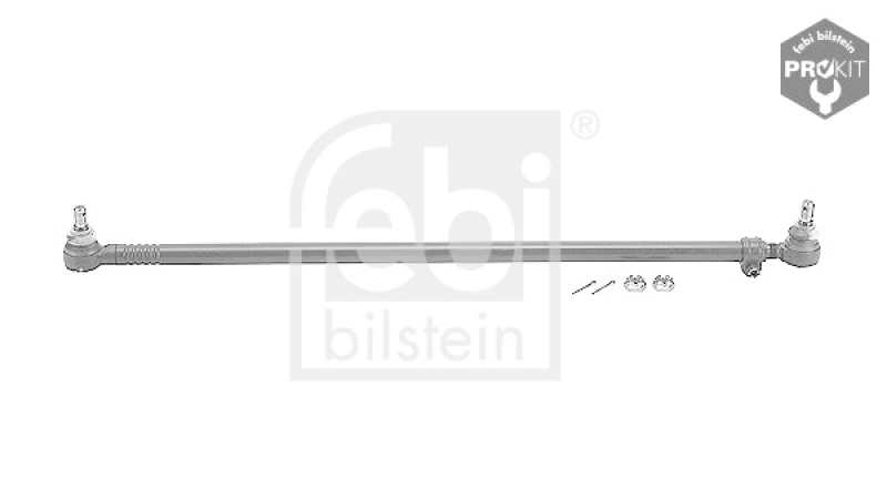 FEBI BILSTEIN 18411 Lenkstange mit Kronenmuttern und Splinten, vom Lenkgetriebe zur 1. Vorderachse für Volvo