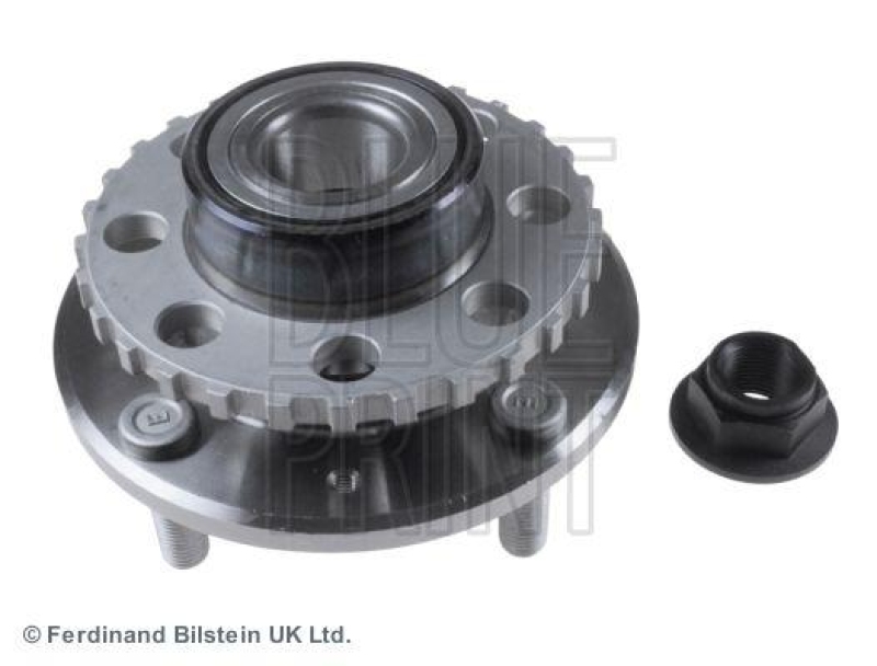 BLUE PRINT ADG083112 Radlagersatz mit Radnabe, ABS-Impulsring und Achsmutter für Proton