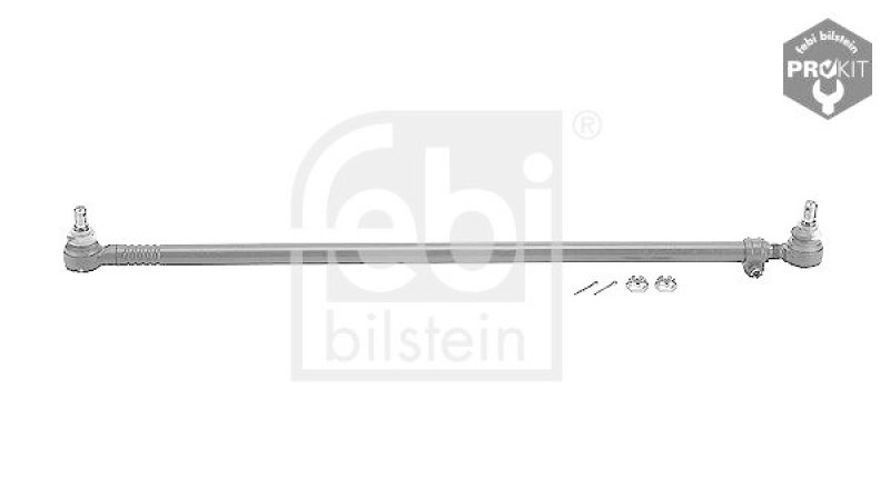 FEBI BILSTEIN 18411 Lenkstange mit Kronenmuttern und Splinten, vom Lenkgetriebe zur 1. Vorderachse für Volvo