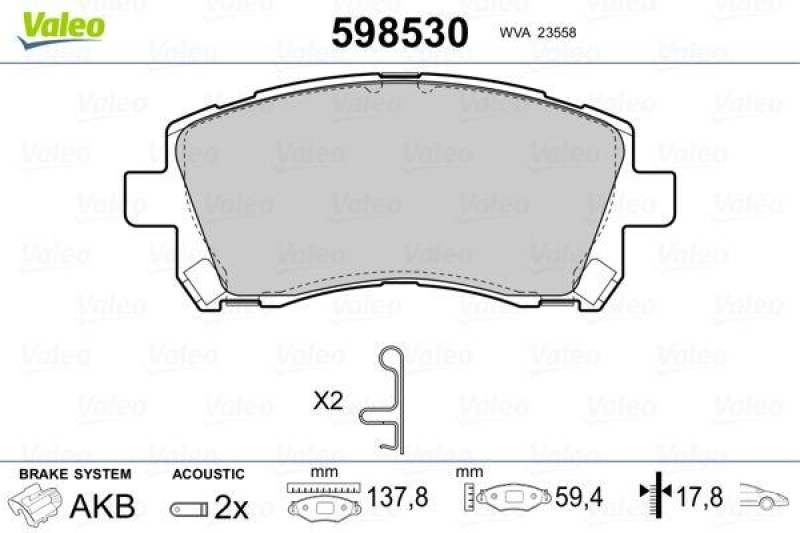 VALEO 598530 SBB-Satz PREMIUM