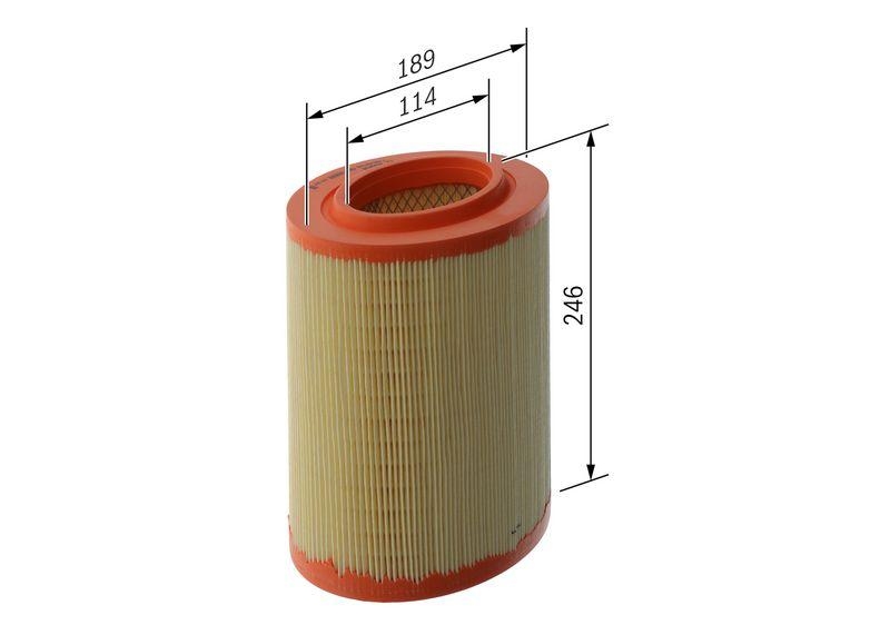 BOSCH F 026 400 039 Luftfilter