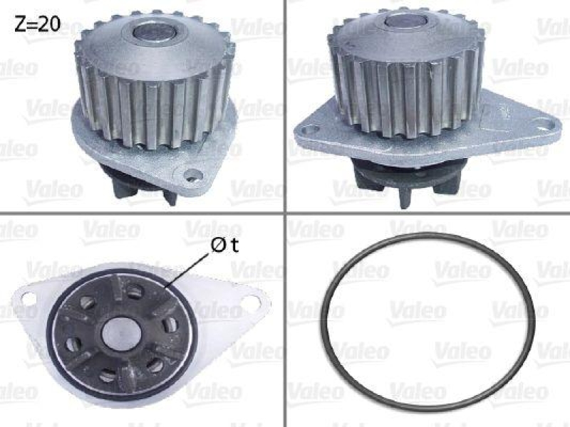 VALEO 506035 Wasserpumpe CITROEN, PEUGEOT, ROVER CIT