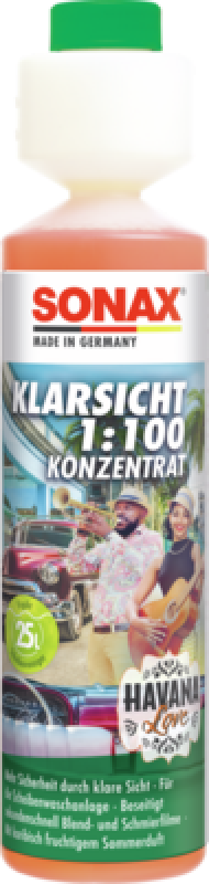 SONAX 03931410 Klarsicht 1:100 Konzentrat Havana Love 250ml