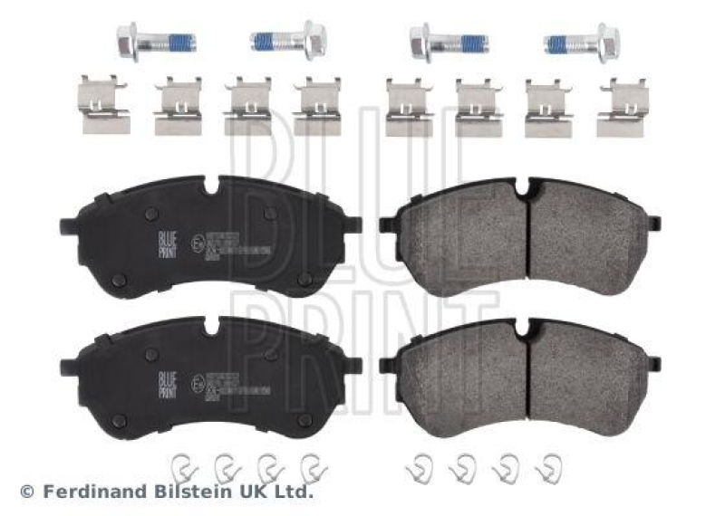 BLUE PRINT ADBP420004 Bremsbelagsatz mit Befestigungsmaterial für VW-Audi