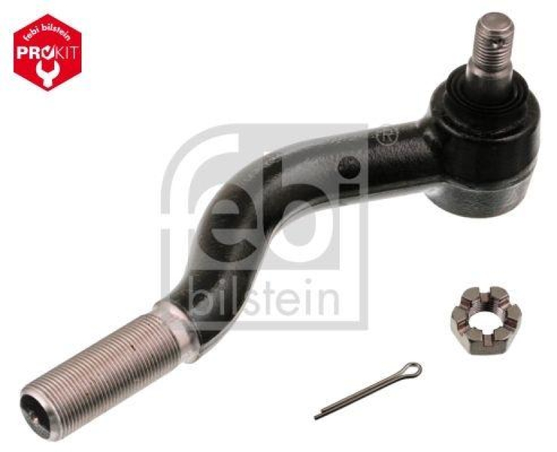 FEBI BILSTEIN 42680 Spurstangenendstück mit Kronenmutter und Splint für NISSAN