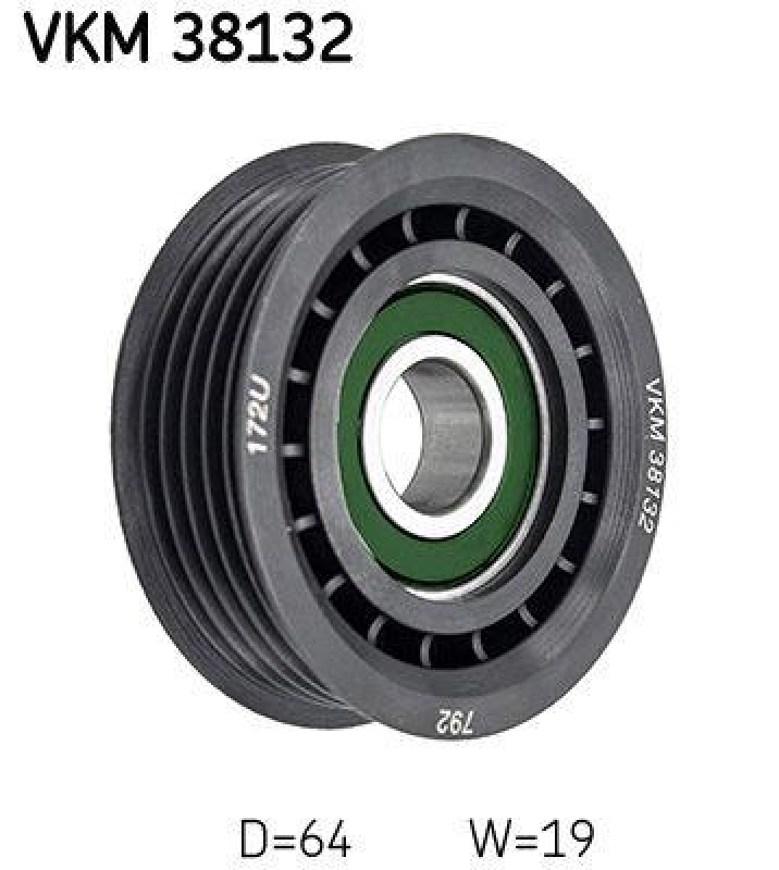 SKF VKM 38132 Umlenk-/Führungsrolle Keilrippenriemen