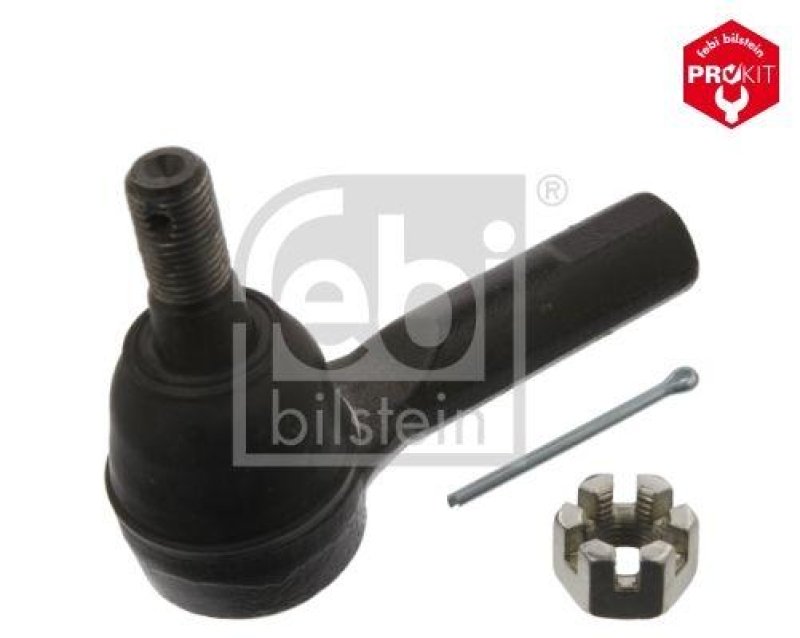 FEBI BILSTEIN 42682 Spurstangenendstück mit Kronenmutter und Splint für NISSAN