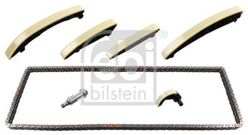 FEBI BILSTEIN 30321 Steuerkettensatz für Nockenwelle, mit Gleitschienen und Kettenspanner für Mercedes-Benz