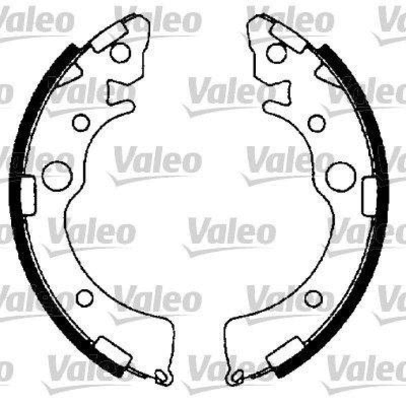 VALEO 553684 Bremsbacken-Satz-KIT