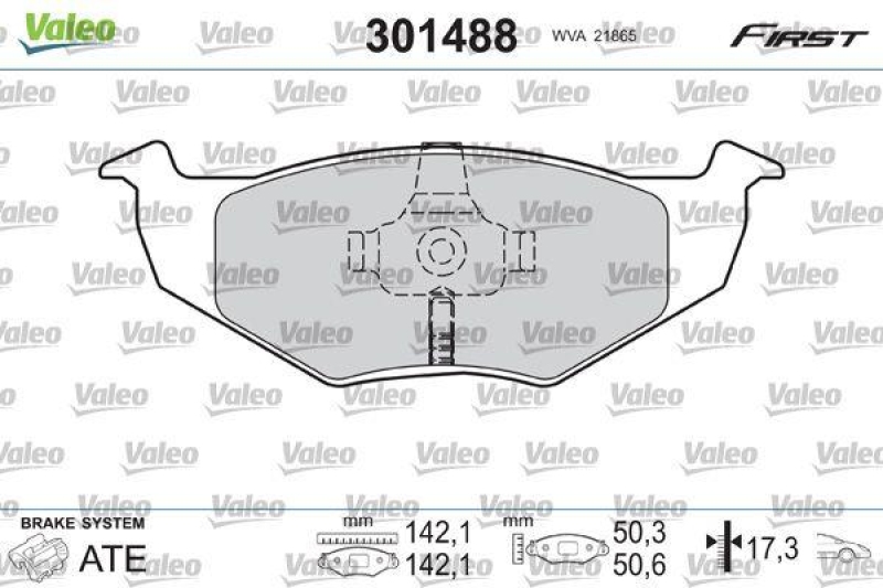 VALEO 301488 SBB-Satz FIRST