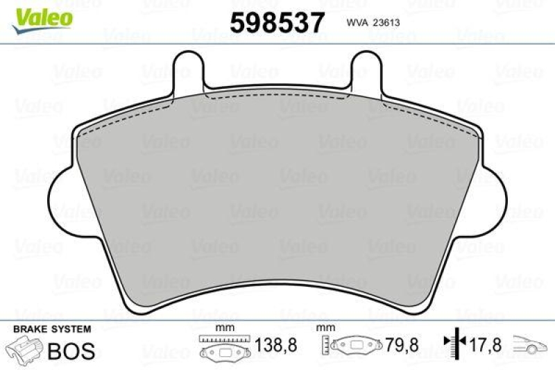 VALEO 598537 SBB-Satz PREMIUM