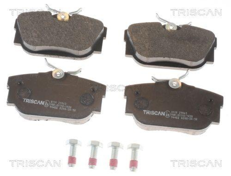 TRISCAN 8110 29063 Bremsbelag Hinten für Vw Transporter T4