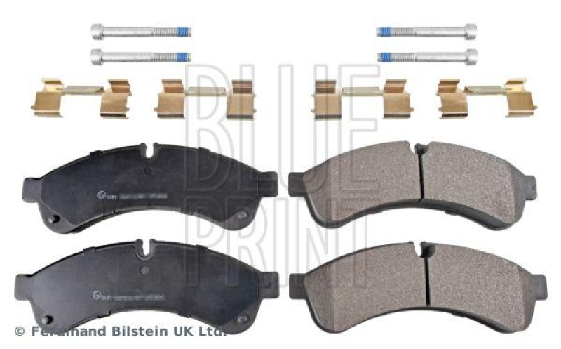 BLUE PRINT ADBP420010 Bremsbelagsatz mit Befestigungsmaterial für IVECO (LCV)