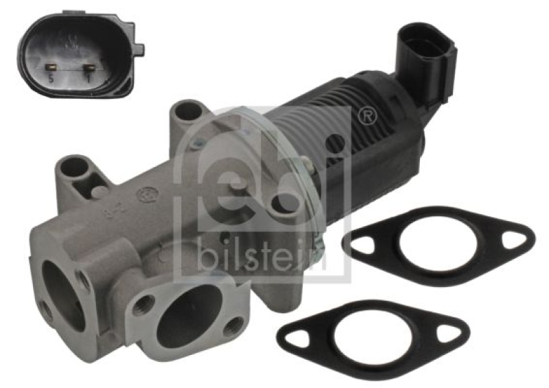 FEBI BILSTEIN 45676 Abgasregelventil mit Dichtungen für Fiat