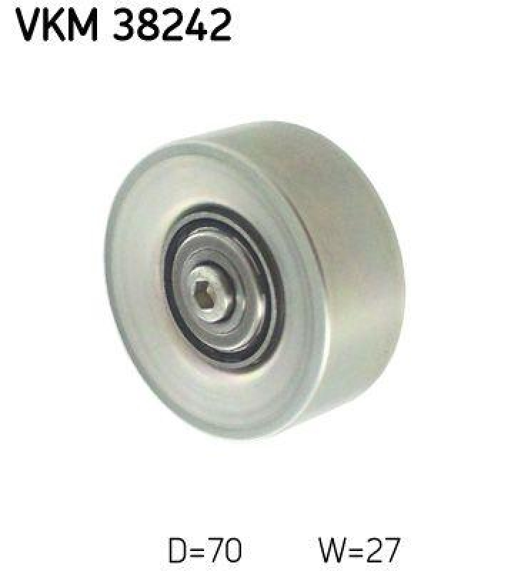 SKF VKM 38242 Umlenk-/Führungsrolle Keilrippenriemen