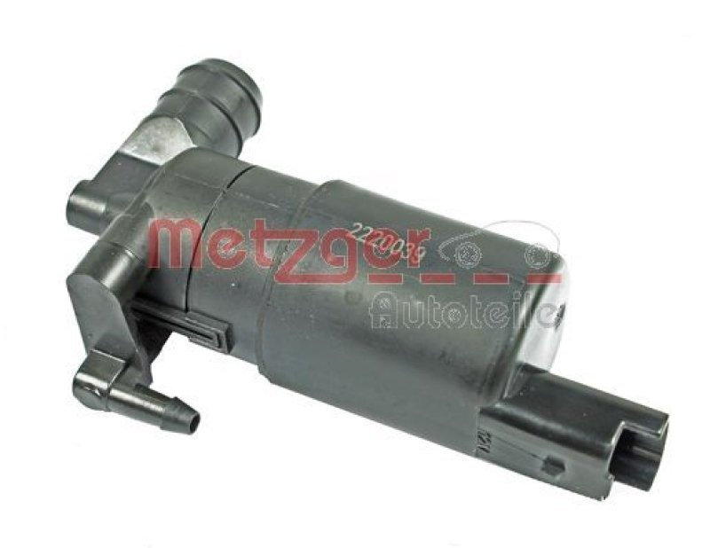 METZGER 2220039 Waschwasserpumpe, Scheibenreinigung für OPEL/RENAULT vorne