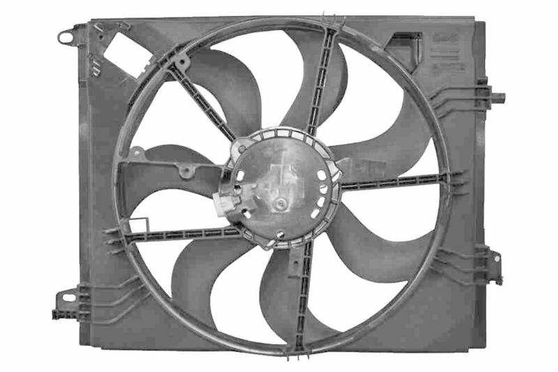 VEMO V46-01-1345 Lüfter, Motorkühlung 12V mit Halterahmen für RENAULT