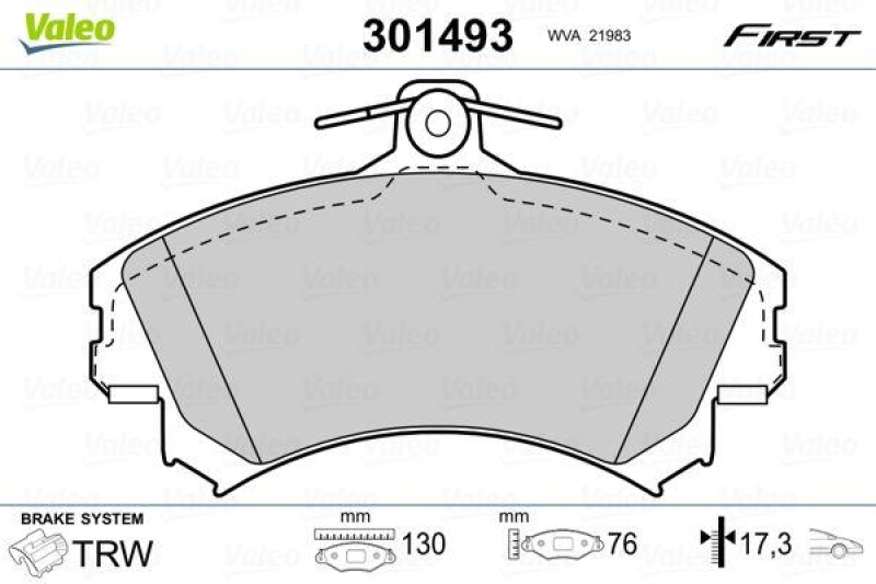 VALEO 301493 SBB-Satz FIRST