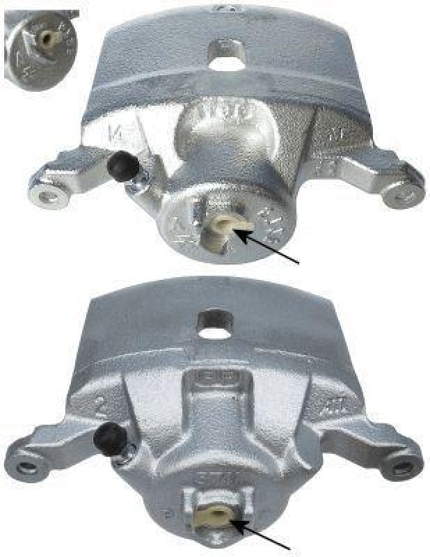 HELLA 8AC 355 392-861 Bremssattel für HONDA