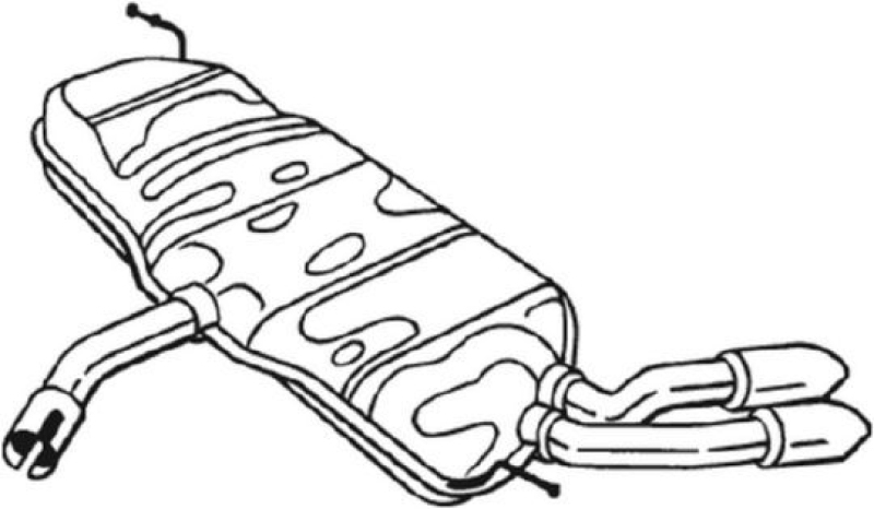 BOSAL 220-019 Endschalldämpfer