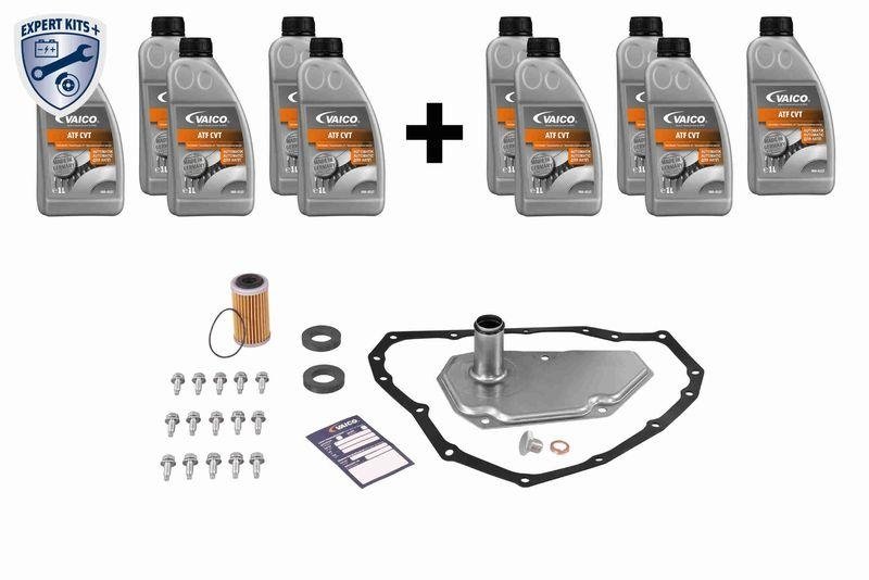 VAICO V38-0222-xxL Teilesatz, Automatikgetriebe-Ölwechsel Cvt (Jatco Jf015) für NISSAN