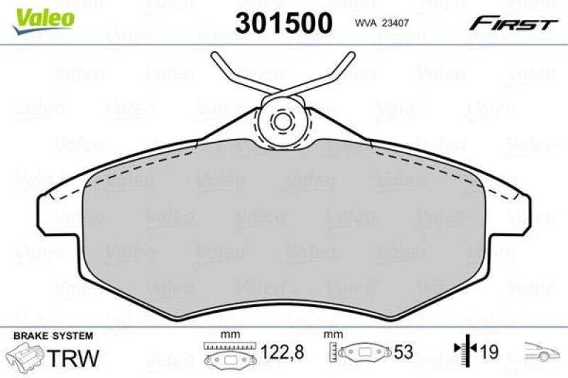 VALEO 301500 SBB-Satz FIRST