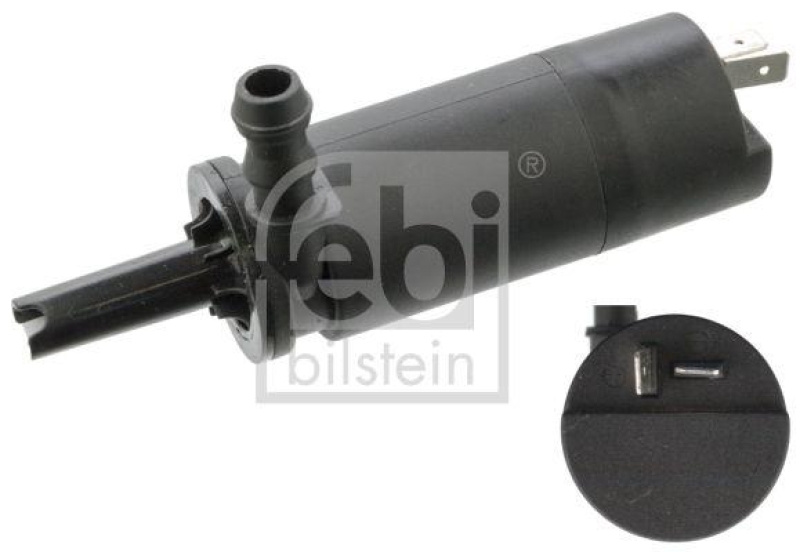 FEBI BILSTEIN 106198 Waschwasserpumpe für Scheinwerferreinigungsanlage für Fiat