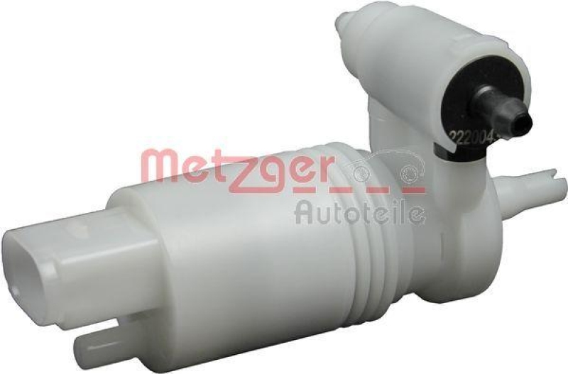 METZGER 2220043 Waschwasserpumpe, Scheibenreinigung f&uuml;r MINI vorne