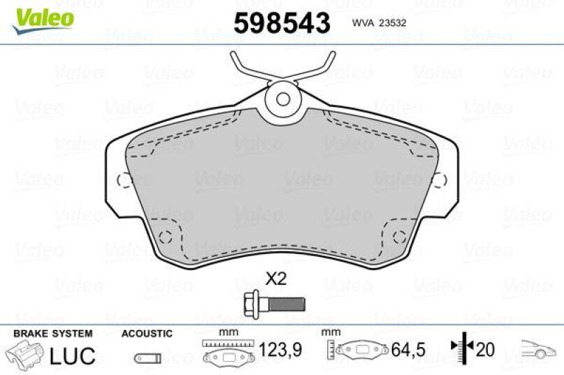 VALEO 598543 SBB-Satz PREMIUM