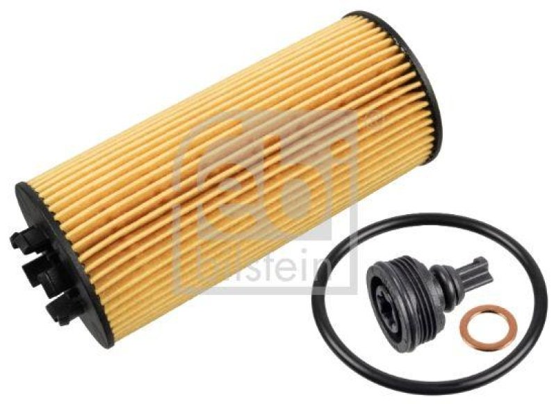 FEBI BILSTEIN 170546 Ölfilter mit Dichtung und Anbaumaterial für BMW