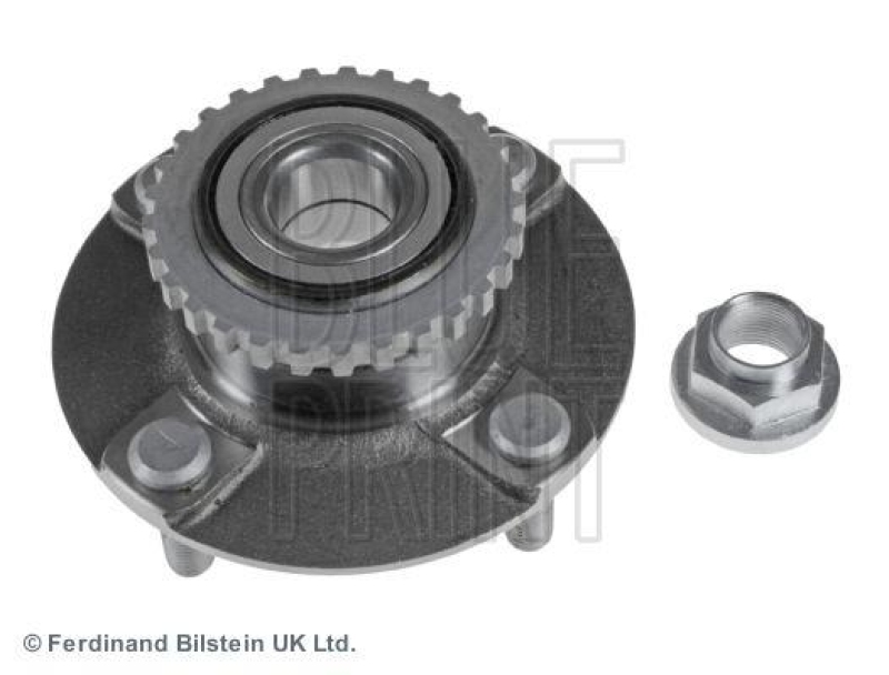 BLUE PRINT ADG08325 Radlagersatz mit Radnabe, ABS-Impulsring und Achsmutter für HYUNDAI