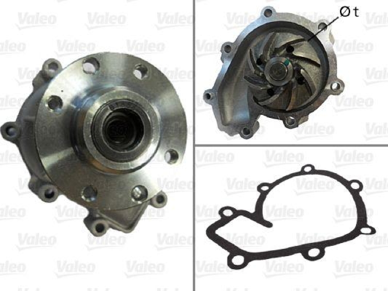 VALEO 506060 Wasserpumpe MERCEDES-BENZ, SSANGYONG ME