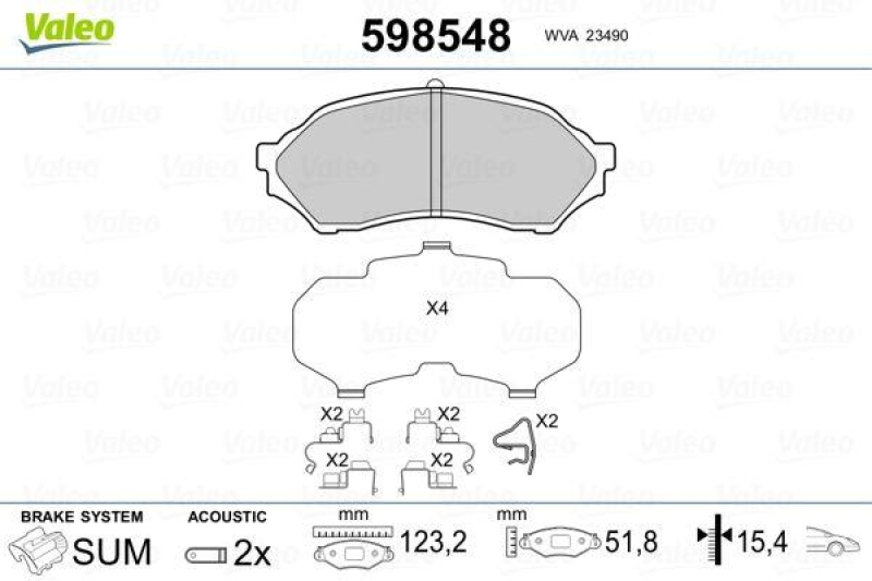 VALEO 598548 SBB-Satz PREMIUM