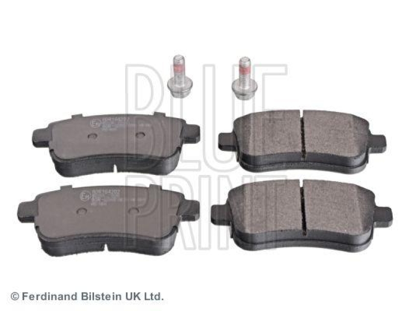 BLUE PRINT ADR164202 Bremsbelagsatz mit Schrauben f&uuml;r Renault