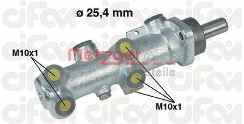 METZGER 202-239 Hydr. Hauptbremszylinder Cifam für CITROEN/FIAT/PEUGEOT