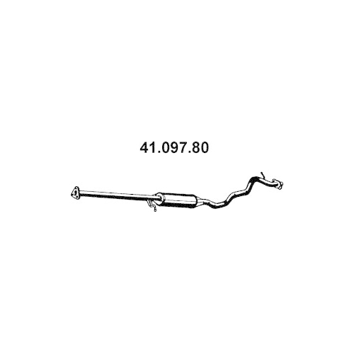EBERSPÄCHER 41.097.80 Mittelschalldämpfer