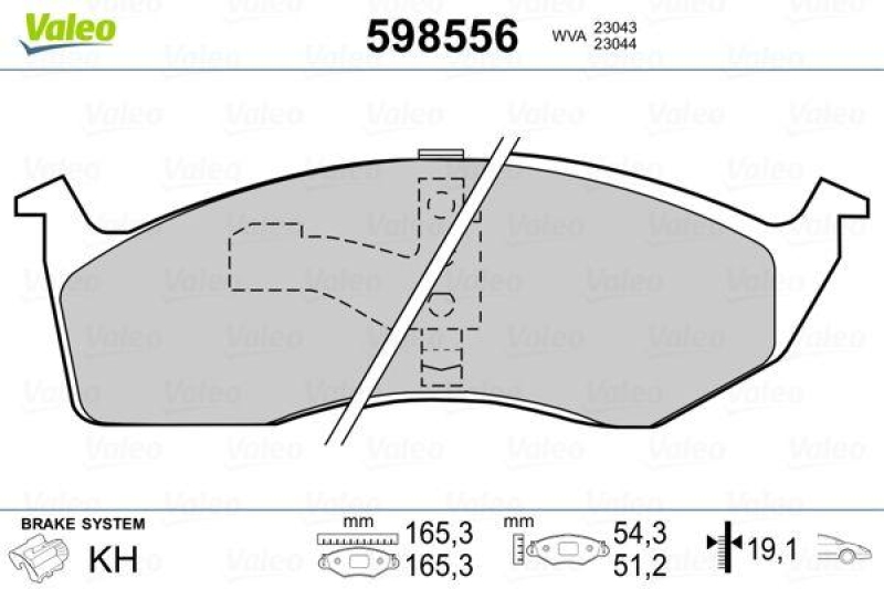 VALEO 598556 SBB-Satz PREMIUM