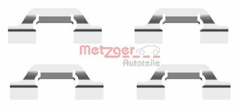 METZGER 109-1685 Zubehörsatz, Scheibenbremsbelag für SEAT/SKODA/VW