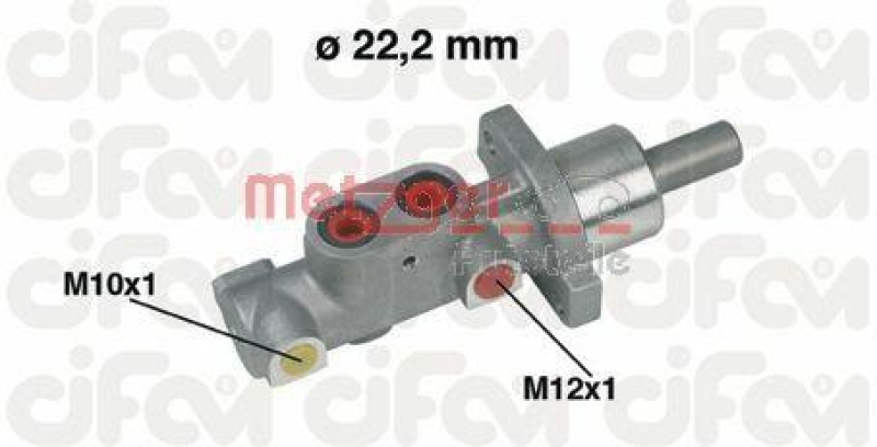 METZGER 202-297 Hydr. Hauptbremszylinder Cifam für CITROEN/PEUGEOT