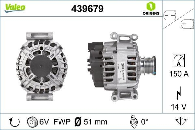 VALEO 439679 Generator Neu - ORIGINS