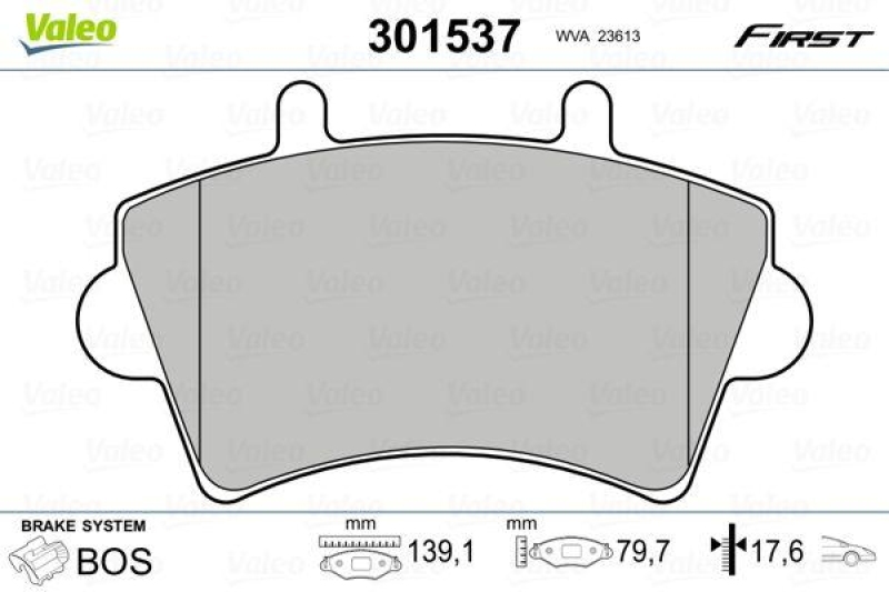 VALEO 301537 SBB-Satz FIRST